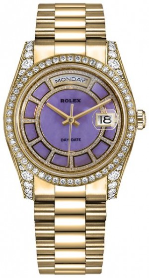 Rolex Day-Date 36 Swiss Automatic Gold Watch 118388