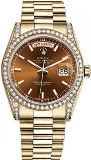Rolex Day-Date 36 Automatic Solid Gold Watch 118388