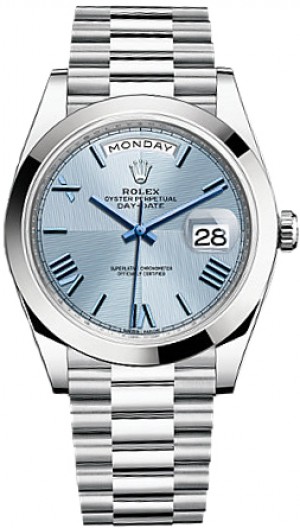 Rolex Day-Date 40 Platinum Men's Watch 228206