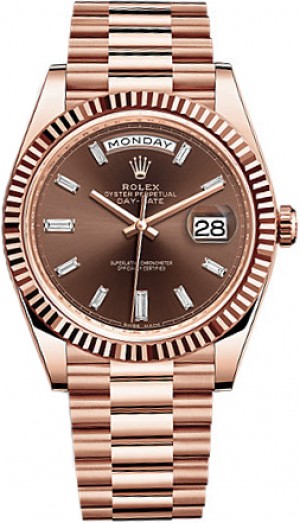 Rolex Day-Date 40 Rose Gold Men's Watch 228235