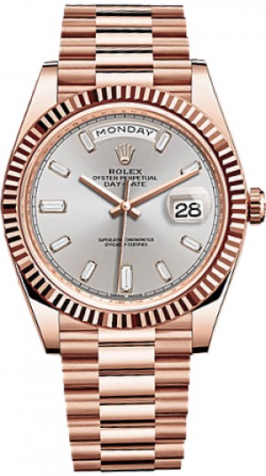 Rolex Day-Date 40 Men's 18K Rose Gold Watch 228235