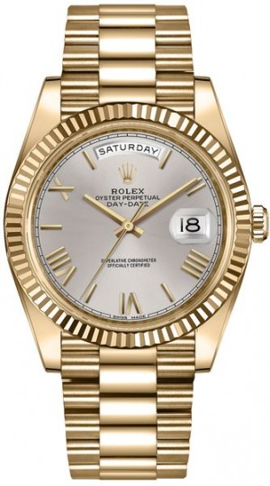 Rolex Day-Date 40 Solid Gold President Bracelet Watch 228238