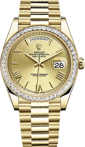 Rolex Day-Date 40 Men's Solid Gold Watch 228398TBR