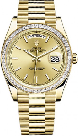 Rolex Day-Date 40 Solid 18K Yellow Gold Men's Watch 228398TBR
