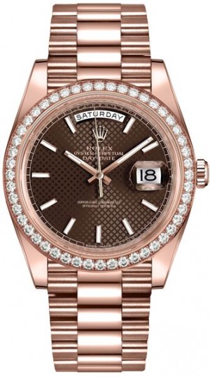 Rolex Day-Date 40 18k Everose Gold Men's Watch 228345RBR