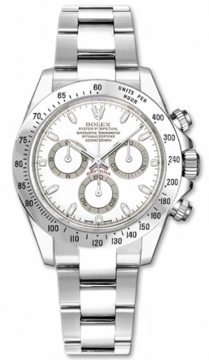 Rolex Cosmograph Daytona White Dial Men's Watch 116520