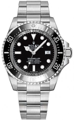 Rolex Deepsea Black Dial Men's Watch 116660