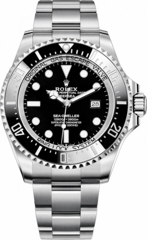 Rolex Deepsea 126660 Black Dial Oyster Steel Men's Watch