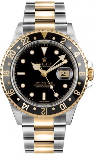 Rolex GMT-Master II Black Dial Men's Watch 16713LN