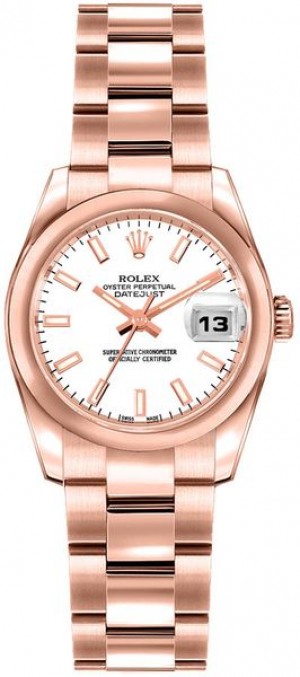 Rolex Lady-Datejust 26 Everose Gold Women's Watch 179165