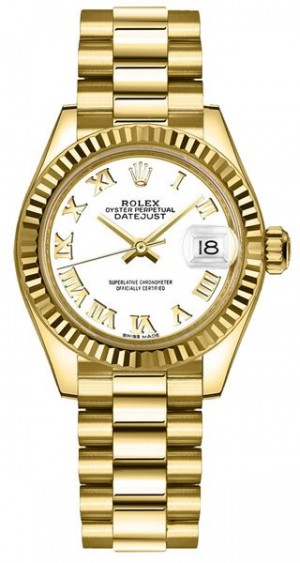 Rolex Lady-Datejust 28 President Bracelet Women's Watch 279178