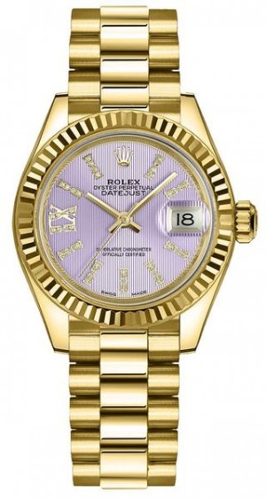 Rolex Lady-Datejust 28mm President Bracelet Women's Watch 279178