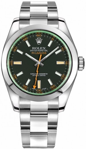 Rolex Milgauss Stainless Steel Men's Watch 116400GV