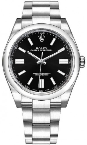 Rolex Oyster Perpetual 36 Black Dial Men's Watch 116000