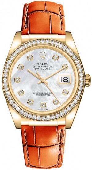 Rolex Datejust 36 Diamond Women's Watch 116188
