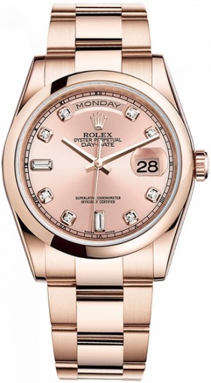 Rolex Day-Date 36 Gold Watch 118205