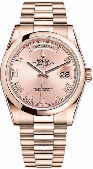 Rolex Day-Date 36 Men's Gold Watch 118205