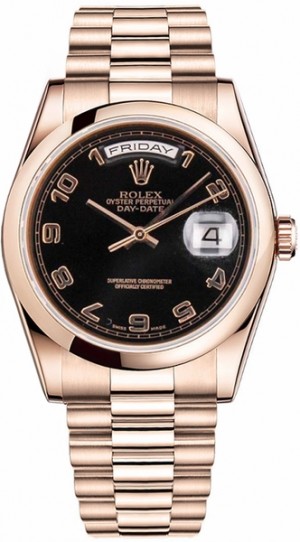 Rolex Day-Date 36 Rose Gold Watch 118205
