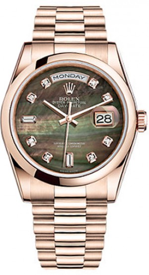 Rolex Day-Date 36 Solid Gold Watch 118205