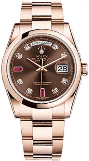 Rolex Day-Date 36 Gold Men's Watch 118205
