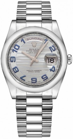 Rolex Day-Date 36 Men's Luxury Platinum Watch 118206