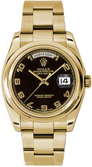 Rolex Day-Date 36 Men's Automatic Gold Watch 118208