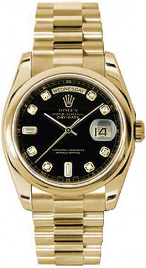 Rolex Day-Date 36 Luxury Men's Gold Watch 118208