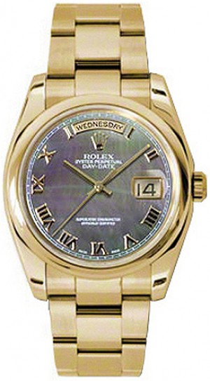 Rolex Day-Date 36 Solid Yellow Gold Men's Watch 118208