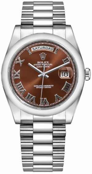 Rolex Day-Date 36 Solid White Gold Watch 118209