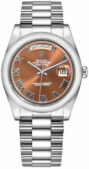 Rolex Day-Date 36 Men's White Gold Watch 118209