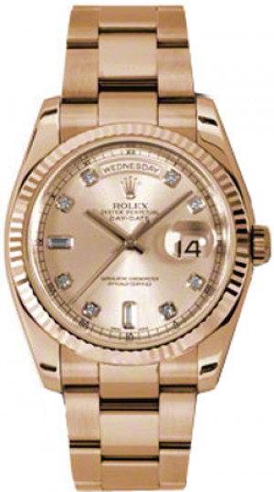 Rolex Day-Date 36 Gold Watch 118235