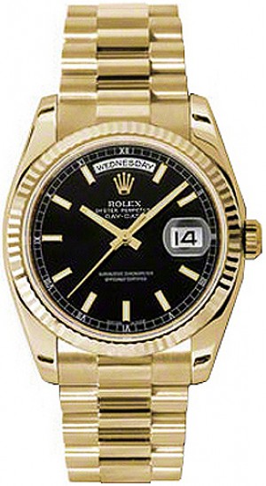 Rolex Day-Date 36 Yellow Gold Automatic Watch 118238