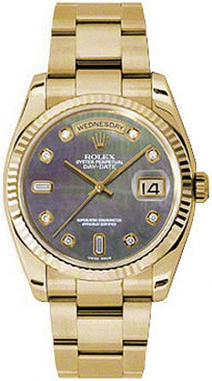 Rolex Day-Date 36 Solid 18K Yellow Gold Men's Watch 118238