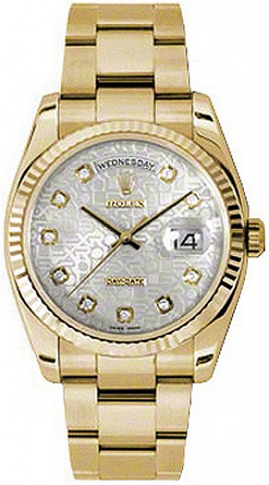 Rolex Day-Date 36 Men's Luxury Gold Watch 118238