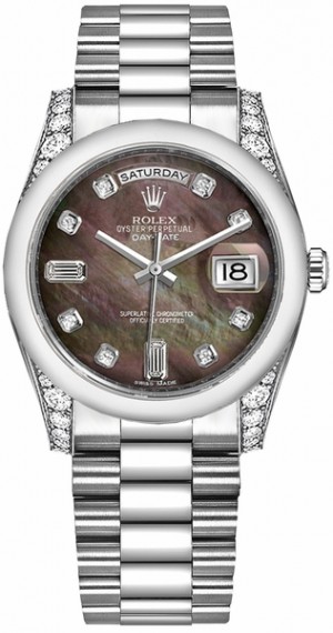 Rolex Day-Date 36 Platinum Men's Watch 118296
