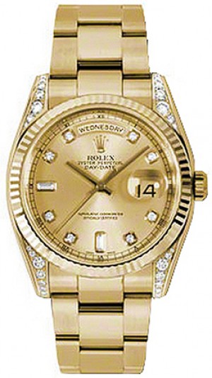 Rolex Day-Date 36 Solid Gold Watch 118338
