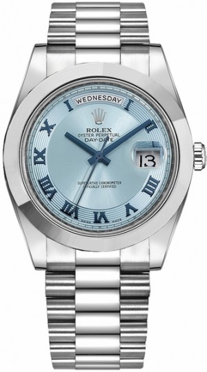 Rolex Day-Date 41 Luxury Men's Platinum Watch 218206