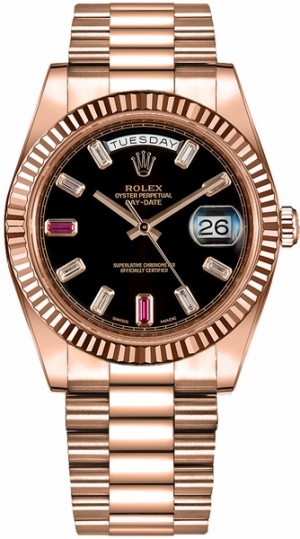 Rolex Day-Date 41 Solid 18K Rose Gold Men's Watch 218235