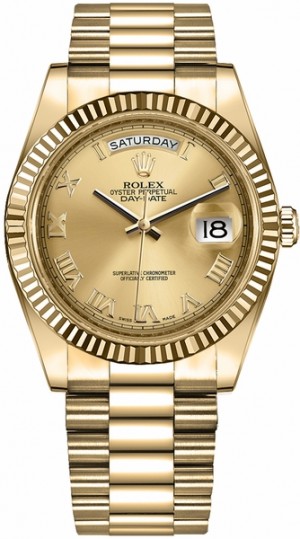 Rolex Day-Date 41 Solid 18K Gold Men's Watch 218238