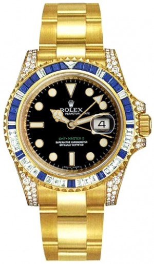Rolex GMT-Master II Solid Gold Men's Watch 116758