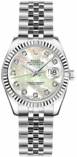 Rolex Lady-Datejust 26 Women's Mop Watch 179174