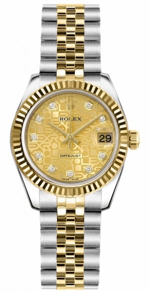 Rolex Lady-Datejust 26 Swiss Women's Watch 179173