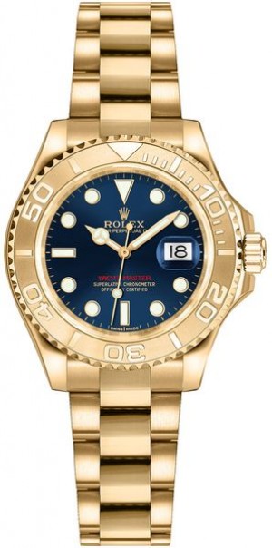 Rolex Yacht-Master 29 Solid Gold Watch 169628