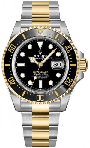 Rolex Sea-Dweller Solid Gold & Oystersteel Men's Watch 126603
